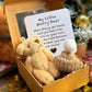 📢📢50% OFF !! ⏰Handmade Mini Plush Teddy Bear in Box (4Pcs/Set)