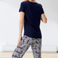 🔥⏳ Limited time 49% off! 👚 Casual two-piece for women | Solid Color Top + Tie-Dye Pants Set