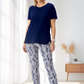 🔥⏳ Limited time 49% off! 👚 Casual two-piece for women | Solid Color Top + Tie-Dye Pants Set