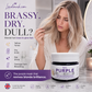 👱‍♀️Want to lighten your hair color?Your hair needs urgent care!Moisturizing Purple Hair Mask with Long-Lasting Scent