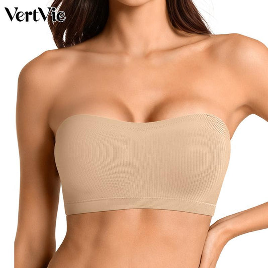 💜BUY 1 GET 1 FREE 💜Strapless, wire-free bra with crossover side closure