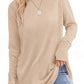 ⏰Hot Sale 49% OFF🔥Women's Casual Long Sleeve Round Neck Top