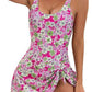 👙Last Day Sale 50% OFF💃Women's One Piece Tummy Control Tie Knot Swimsuit
