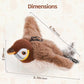💥Hot Sale 49%OFF😻Realistic Sparrow Cat Toy – Rechargeable Chirping & Flapping Bird🐦