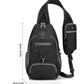 🎒 LIMITED-TIME 50% OFF! ✨ Unisex Outdoor Sling Bag – Multi-Pocket, Water-Resistant, Breathable Back 🌦️