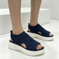 ⏳LAST DAY SALE 60% OFF!🔥🔥Women's Breathable Knit Platform Sandals