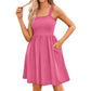 ⏰Summer Hot Sale - 49% Off💃Women's Summer Dresses Casual Square Neck Floral Sundress With Pockets