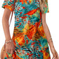⏰2026 Hot Sale 50% OFF💃Women's Casual V Neck Vacation Midi Dress With Pockets
