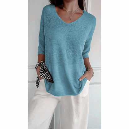 👚 60% OFF NOW! ✨ Minimalist Knit Top – Soft Fabric, Effortless Everyday Style & Versatile Fit ☕