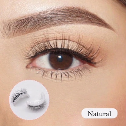 ⏳Limited-time sale BUY 1 GET 1 FREE!!🌸Self-Adhesive Reusable Lashes – 3-Sec Application, No Glue Needed