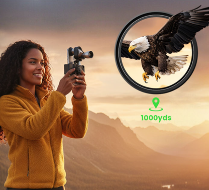 🏆Offer: 50% off🔭  Mini Pocket Monocular with Smartphone Clip