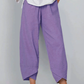 👖SUMMER SALE 60% OFF NOW!✨Vintage Asymmetrical Elastic Waist Pockets Pants🌸