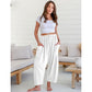 💥Summer Hot Sale 49% OFF☀️Women's Linen Wide Leg Pants with Pockets