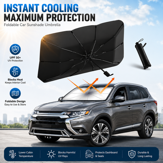 💥Summer Promotion 49% OFF☀️Car Sunshade – Effective Heat Insulation, UV Block & Easy Foldable Auto Windshield Protector