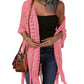 🔥 LIMITED-TIME Just £14.99!!😍Women’s Oversized Knit Cardigan – Lightweight Crochet Tassel Kimono for Summer 🌸