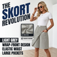 ⏳Last Day 50% OFF!!🌸Women's Casual Elastic Waist Wrap Skort