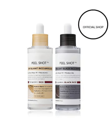 🏆 2025 RATED SKIN CARE INNOVATION 🔥Peel Shot Glow Rice Ampoule Duo