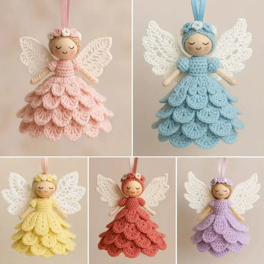 🧚Christmas Sale 49% OFF🎁Crochet Your Own Angel – Complete Craft Kit