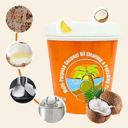 🔥2025 Hot Sale🔥Multi-Purpose Coconut Oil Cleaning & Polishing Paste
