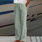 ☀️Summer Hot Sale 47% OFF!!🌿🌸Comfy Blue Striped Side Pocket Pants