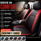 ⭐ 2026 Bestseller | 9-Pieces Full Set Universal Fit Leather Seat Covers | Refresh Your Car Interior 🔥【50% OFF】