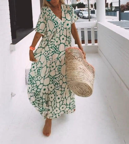 🌸Early Spring Sale 70% OFF!🔥💃Women's Casual Floral Swing Dress