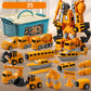 50% Off🔥Magnetic Transform Engineering Car Assembled Toys
