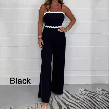 💕Limited Sale 50% OFF💕Women’s Elegant Sling Jumpsuit with Built-in Bra
