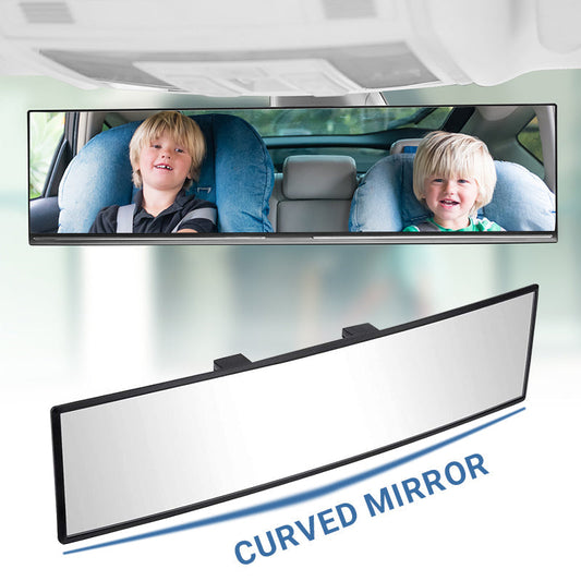🚗👁️ Wide Car Curved Rear View Mirror（Safe Driving With Greater Visibility!）
