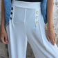 🎉Spring Hot Sale 🛍️Elastic Waist Button Loose Wide Leg Pants