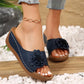 🌸Summer New🌸Women's Comfort Flower Slip-On Sandals