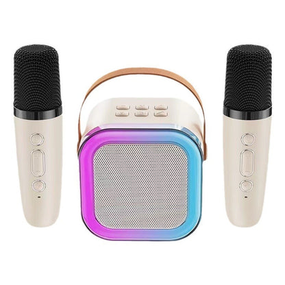 👍Gift Game Changer&Social Scene Stealer🎁Mini Karaoke Machine with Wireless Microphones