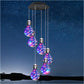 🌠Buy 2 Shipping Included🌠💡Colorful LED Solar-Powered Light Bulb Wind Chimes🌈