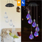 🌠Buy 2 Shipping Included🌠💡Colorful LED Solar-Powered Light Bulb Wind Chimes🌈