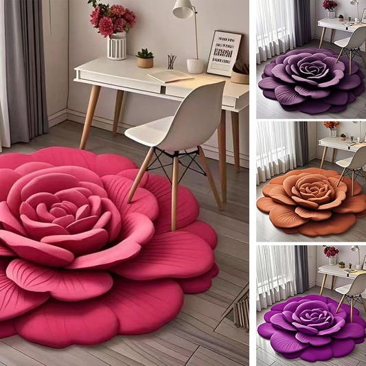 🏠Last Week Hot Sale ✨Floral Plush & Diatomaceous Earth Floor Mat