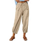 💥50% OFF NOW!!👖Women's Capri Pants – Wide Leg Drawstring – Comfy Fit, Casual Style & Elastic Waist 💫
