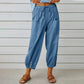 💥50% OFF NOW!!👖Women's Capri Pants – Wide Leg Drawstring – Comfy Fit, Casual Style & Elastic Waist 💫