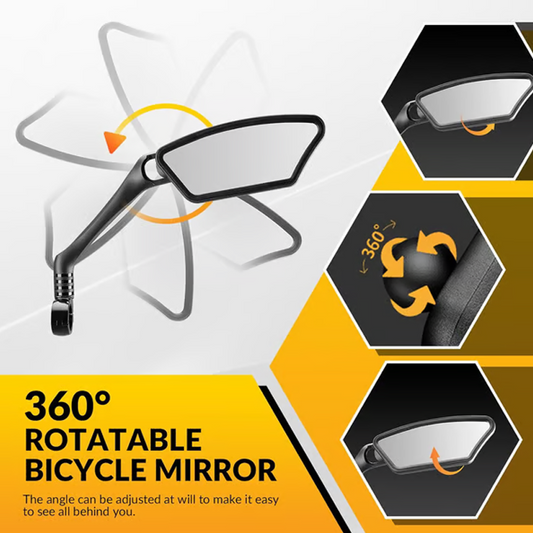 💥360° Rotatable Adjustable Bicycle Rearview Mirror🚴
