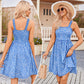 ⏰Summer Hot Sale - 49% Off💃Women's Summer Dresses Casual Square Neck Floral Sundress With Pockets