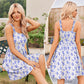 ⏰Summer Hot Sale - 49% Off💃Women's Summer Dresses Casual Square Neck Floral Sundress With Pockets