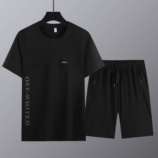 🎉Summer New Arrival👕Men's Short Sleeve Top & Shorts 2-Piece Set