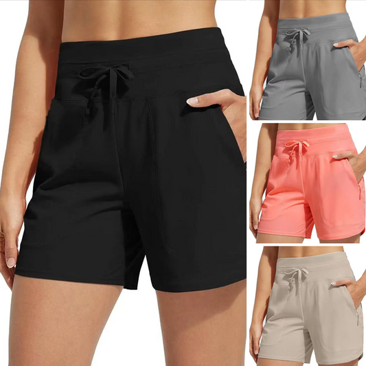 🌞Summer Essentials 50% OFF👖❄️Women's High-Waisted Quick-Dry Swim Shorts