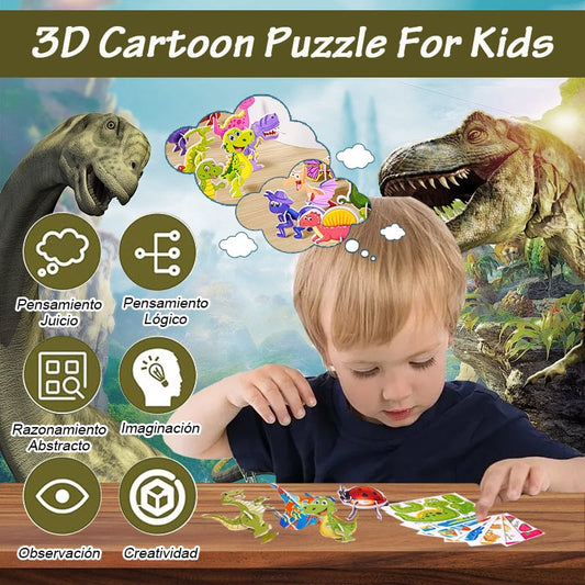 🎁Last Day Promotion 49% OFF🔥2025 Educational 3D Cartoon Puzzle