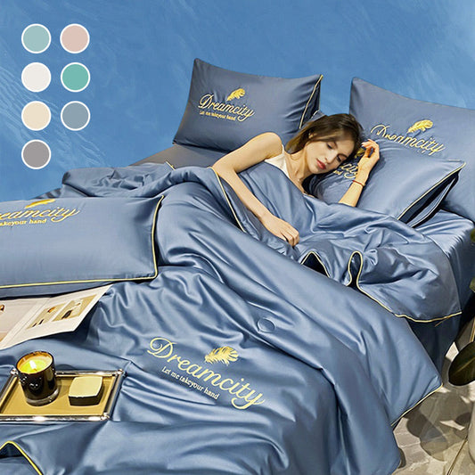 🌞Summer Sale 50% OFF🔥Washable, Cooling 4-piece Bedding Set