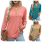 🌸2026 Summer Hot Sale 60% OFF👕Women’s Casual Printed V-Neck Top 3/4 Sleeve Shirts