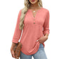 🌸2026 Summer Hot Sale 60% OFF👕Women’s Casual Printed V-Neck Top 3/4 Sleeve Shirts