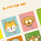 🔥Teaching Gift Special Offer 50%OFF🔤✍26 PCS Fun ABC Learning Mask Cards