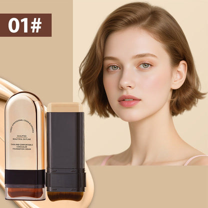 ✨Buy 2 Get 1 Free✨Hydrating Lightweight Foundation Stick with Brush