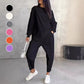 ⏰Limited Time Offer 50% OFF🧡Women Long-Sleeve Irregular Hem Sweatshirts & Pants Set