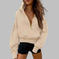 🍂Autumn Promotion 49%💕Women's Hooded Sweatshirt with Half zip